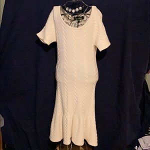 Sam Edelman peplum sweater dress